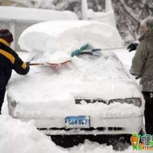 车上积雪可以撒盐吗